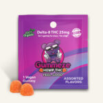 DELTA 8 THC 25mg GUMMIES Tropical Flavor (indica)